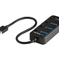 StarTech.com Hub USB 3.0 de 4 Puertos - Ladrón USB de 4 Puertos USB-A con Interruptores Individuales de Encendido/Apagado - Hub - 4 x USB 3.1 Gen 1 - sobremesa - para P/N: HB30C4AIB - Miniatura 1