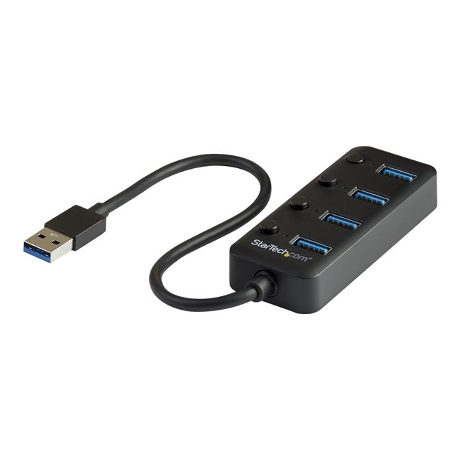 StarTech.com Hub USB 3.0 de 4 Puertos - Ladrón USB de 4 Puertos USB-A con Interruptores Individuales de Encendido/Apagado - Hub - 4 x USB 3.1 Gen 1 - sobremesa - para P/N: HB30C4AIB 5