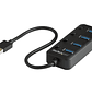 StarTech.com Hub USB 3.0 de 4 Puertos - Ladrón USB de 4 Puertos USB-A con Interruptores Individuales de Encendido/Apagado - Hub - 4 x USB 3.1 Gen 1 - sobremesa - para P/N: HB30C4AIB - Miniatura 5