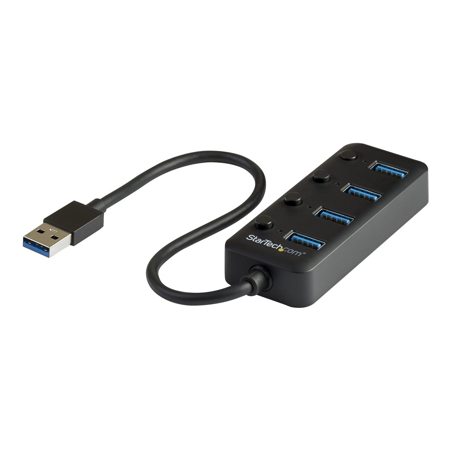 StarTech.com Hub USB 3.0 de 4 Puertos - Ladrón USB de 4 Puertos USB-A con Interruptores Individuales de Encendido/Apagado - Hub - 4 x USB 3.1 Gen 1 - sobremesa - para P/N: HB30C4AIB 6