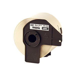 Brother DK1202, Etiqueta Blanca Adhesiva, 300 Unidades, 62x100 mm
