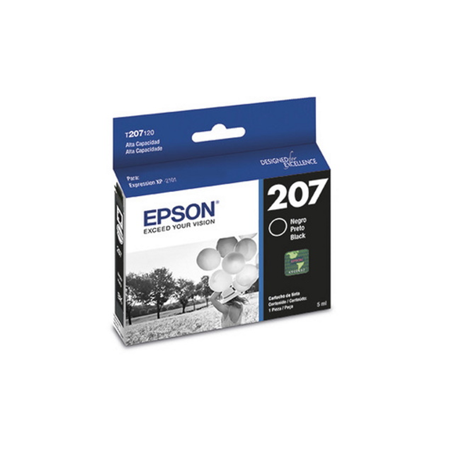 Epson T207120-AL Cartucho De Tinta Negra