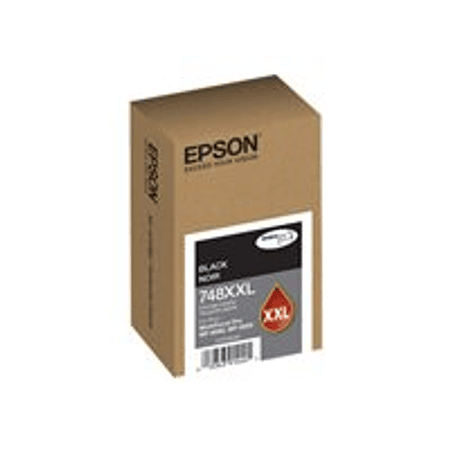 Epson 748XXL - XL - Negro - original - blíster con alarmas de RF/acústica - cartucho de tinta - para WorkForce Pro WF-6090, WF-8090, WF-8590