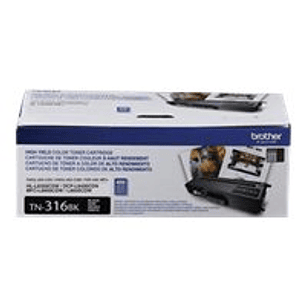 Brother TN316BK Tóner Color Negro Rendimiento 4.000 Páginas