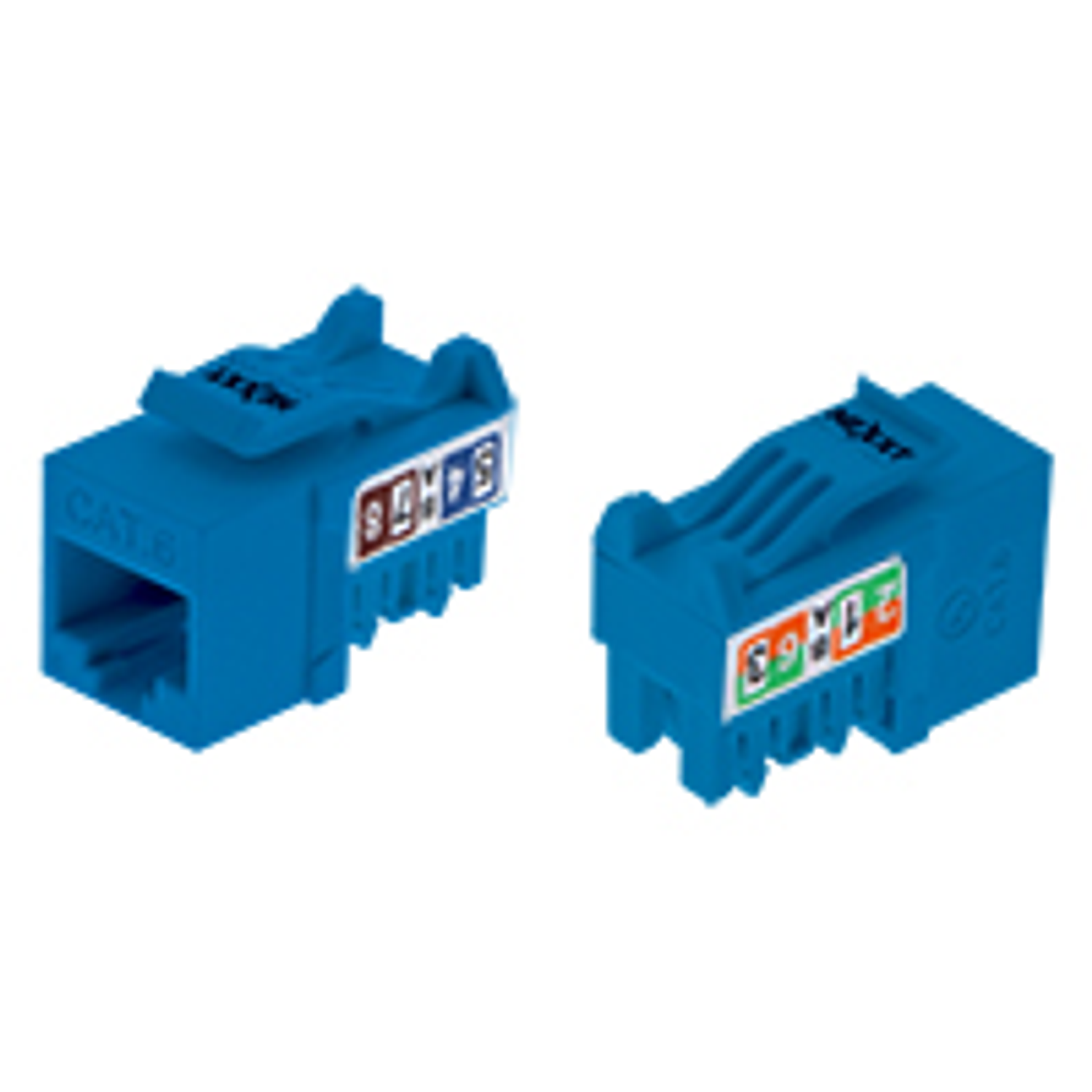 Nexxt Solutions Módulo Keystone Jack RJ45 Cat6 Color Azul 1