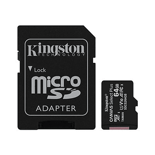 Kingston Canvas Select Plus Tarjeta microSDXC 64 GB