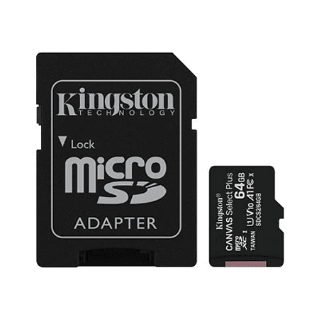 Kingston Canvas Select Plus Tarjeta de memoria flash 64 GB 