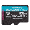 Kingston Canvas Go! Plus Tarjeta de Memoria Flash 128 GB A2