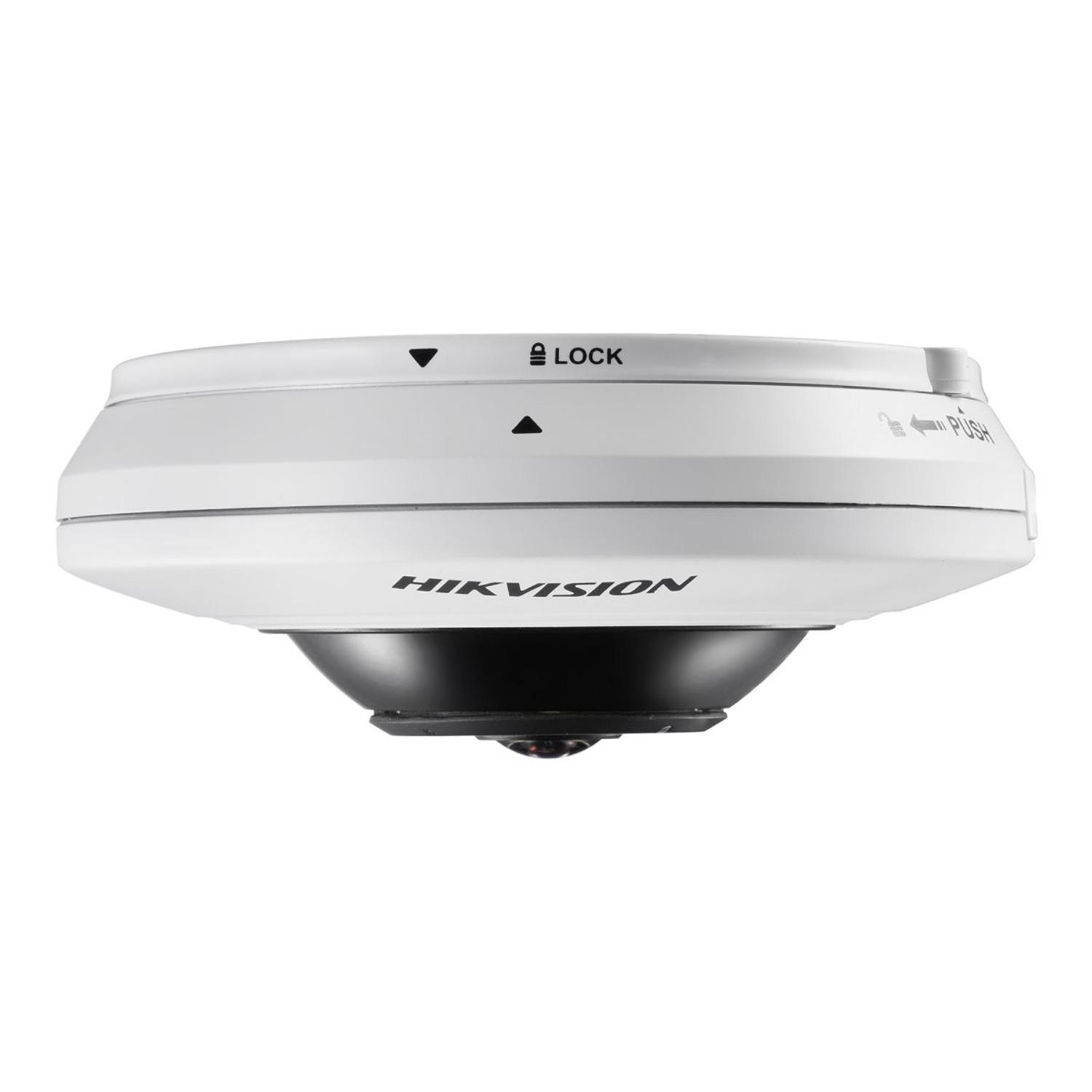 Hikvision [DS-2CD2955FWD-I ]Cámara de Red Domo Fija Ojo de Pez de 5 MP