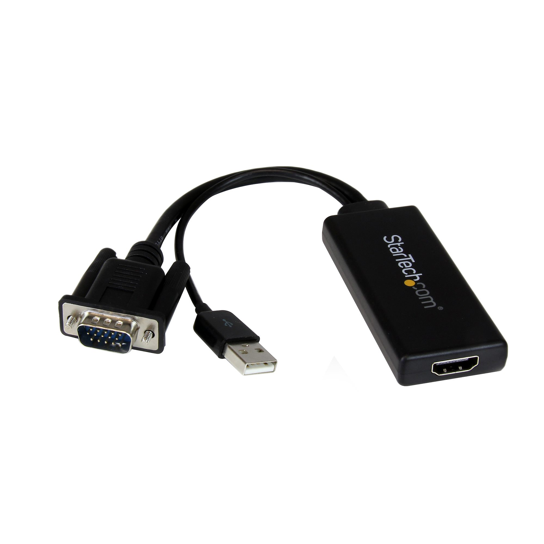 StarTech Adaptador VGA a HDMI con Audio y Alimentación USB 