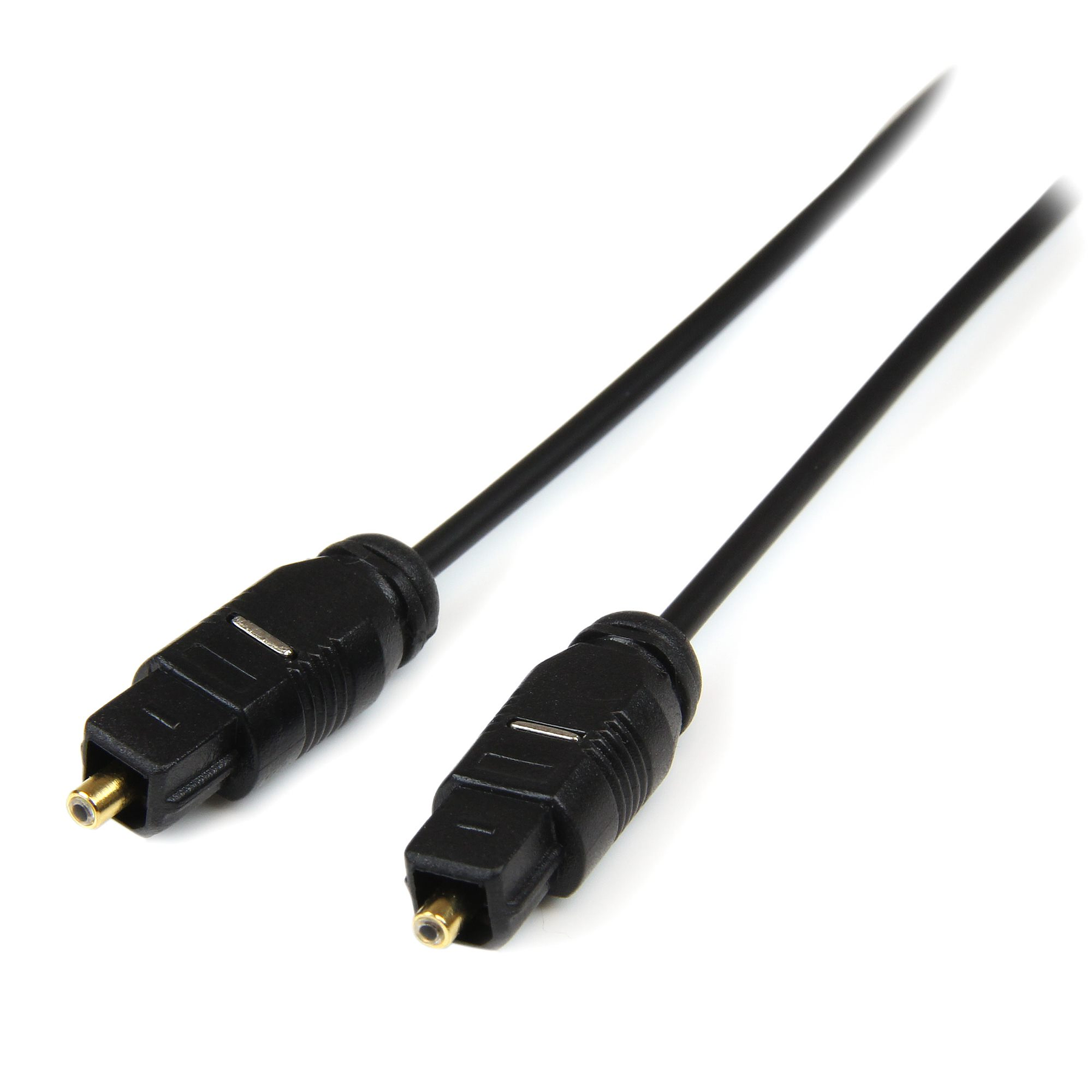 StarTech Cable 3m TosLink® Audio Digital Óptico SPDIF Delgado Negro