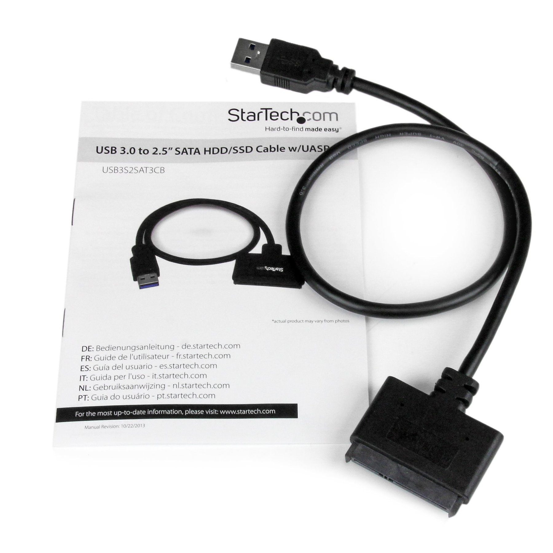 StarTech Cable Adaptador USB 3.0 con UASP a SATA III para Disco Duro de 2,5