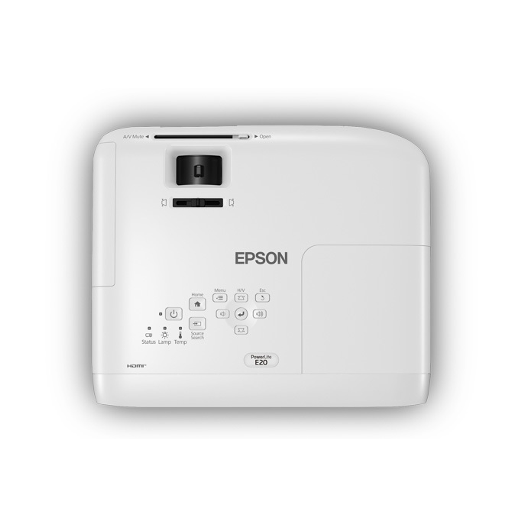 Epson PowerLite E20 Proyector [Salas de Clases/3400-Lumen/XGA/3LCD/HDMI/2 entradas VGA]