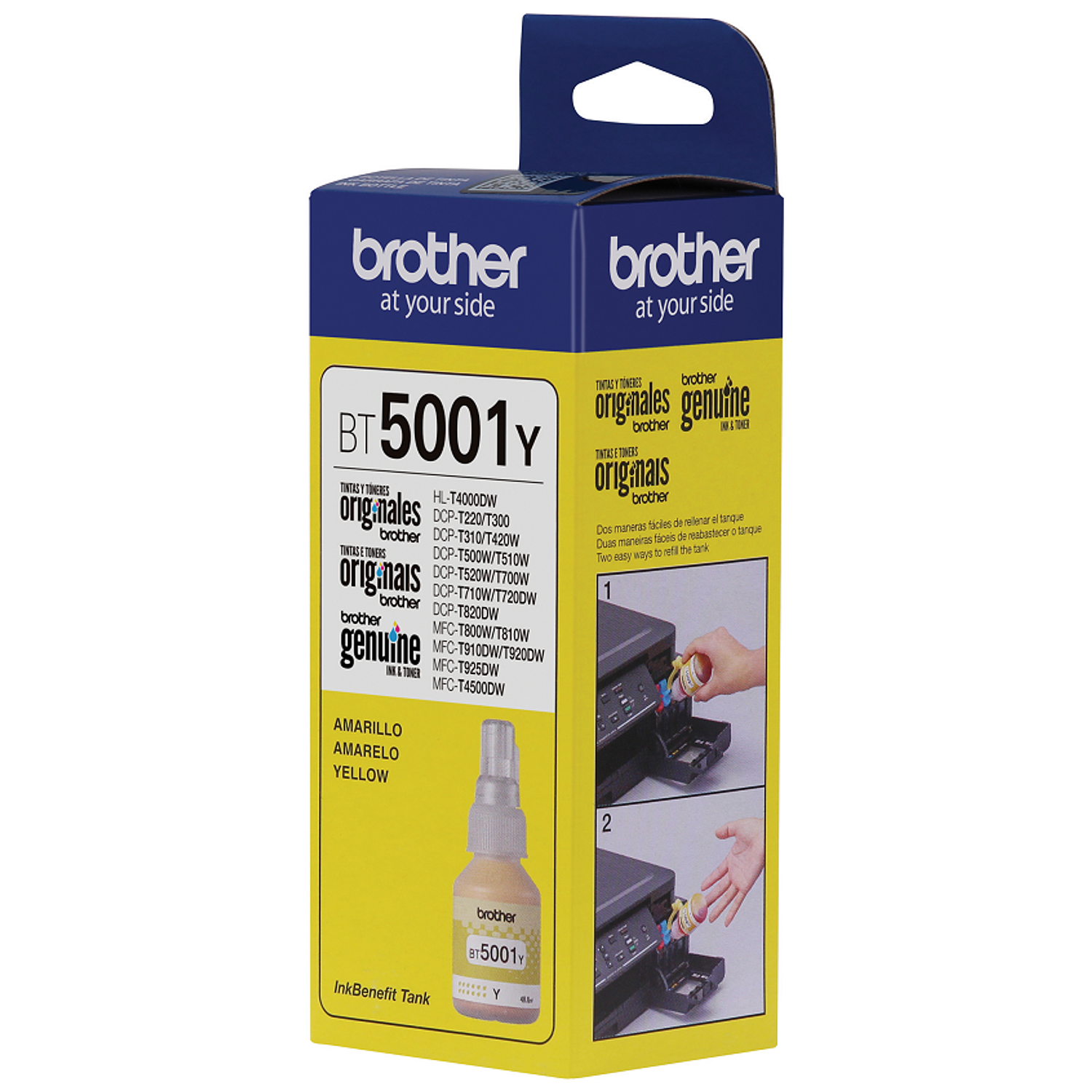 Brother BT5001Y Botella Tinta Amarillo  4