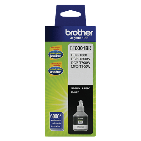Brother BT6001BK Botella Tinta Negro 6000 Paginas