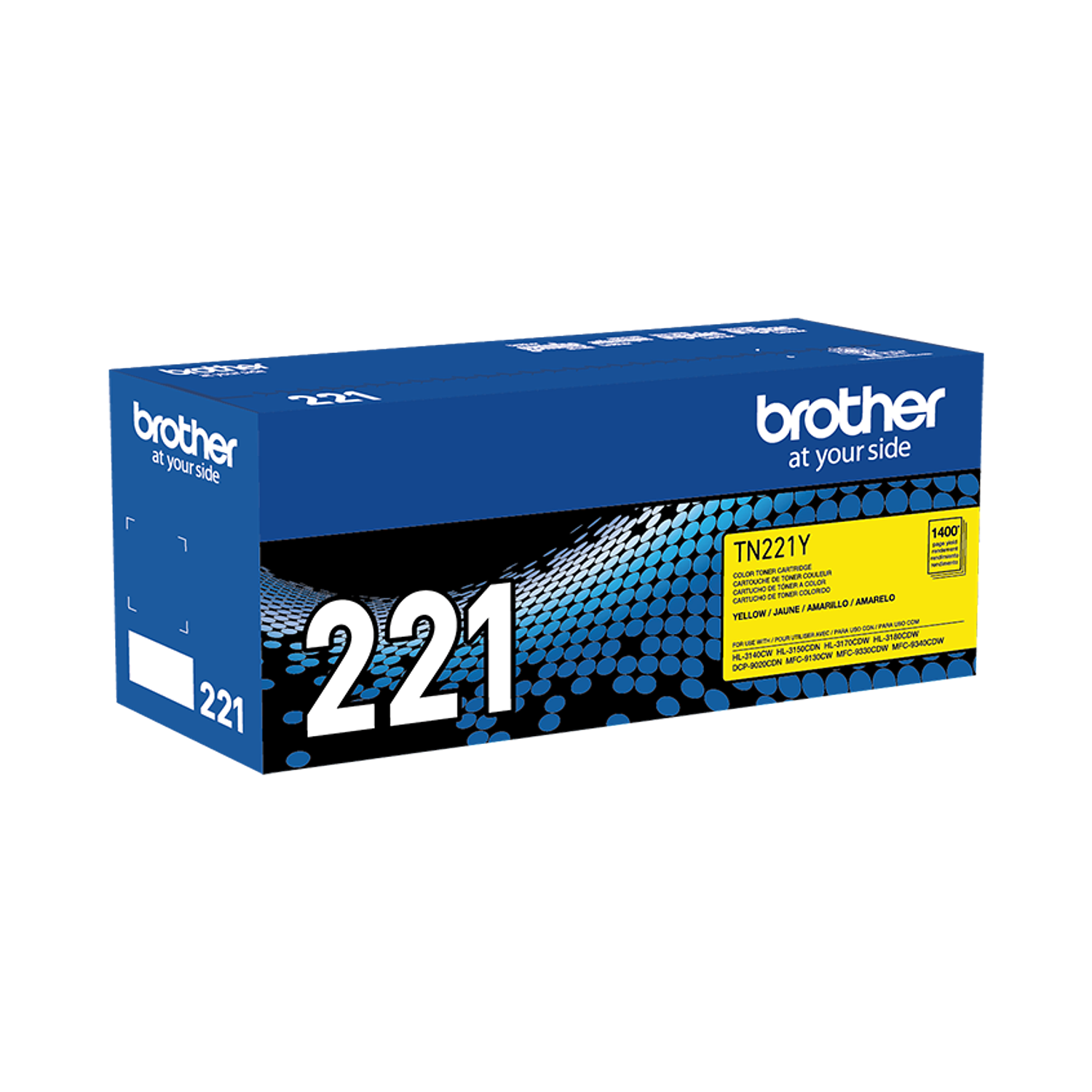 Brother TN221Y Toner Color Amarillo 1400 Páginas 2