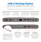 Tripplite Estación de Acoplamiento USB-C,HDMI,VGA,DP,USB-A/C,GbE - thumbnail 3