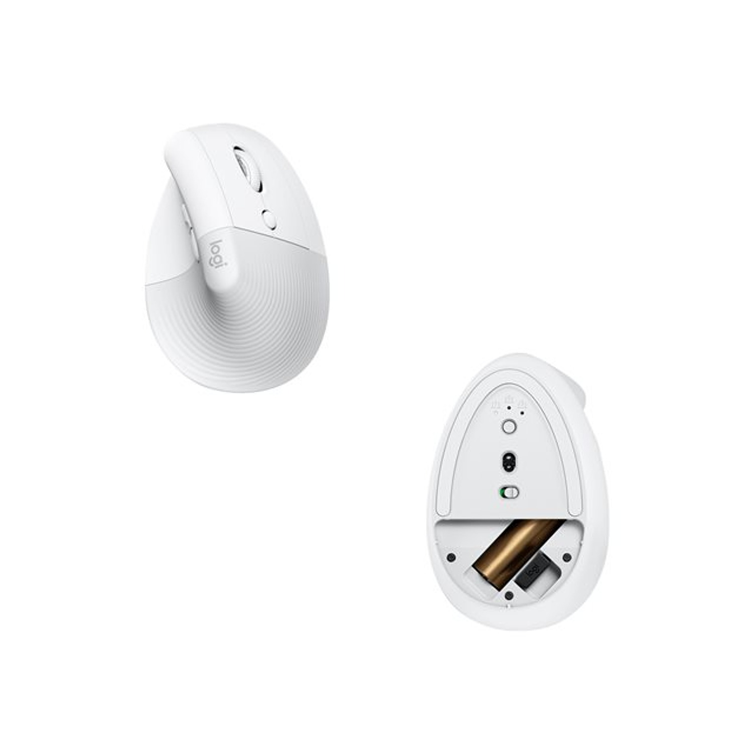 Logitech Lift Vertical Ergonomic Mouse Ergonómico Inalámbrico Color Blanco 3