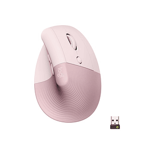 Logitech Lift Vertical Ergonomic Mouse Ergonómico Inalámbricos Color Rosa