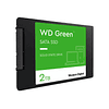 WD Green SSD 2 TB Interno 2.5 Pulgadas SATA 6Gb/s