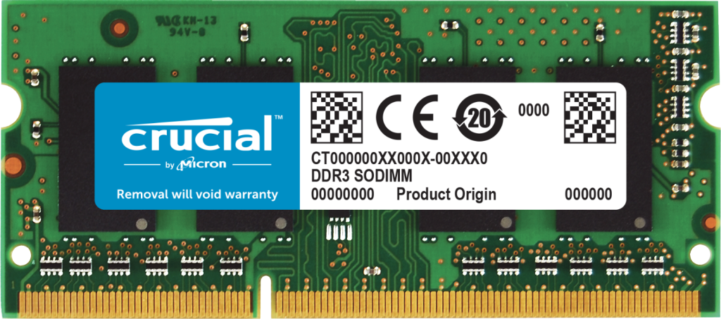 Crucial Memoria Ram 4GB DDR3L-1600 SODIMM