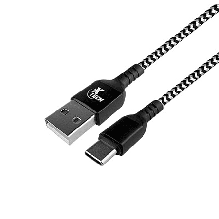 Xtech Cable Trenzado Tipo C a USB 2.0 Resistente Para Tus Dispositivos