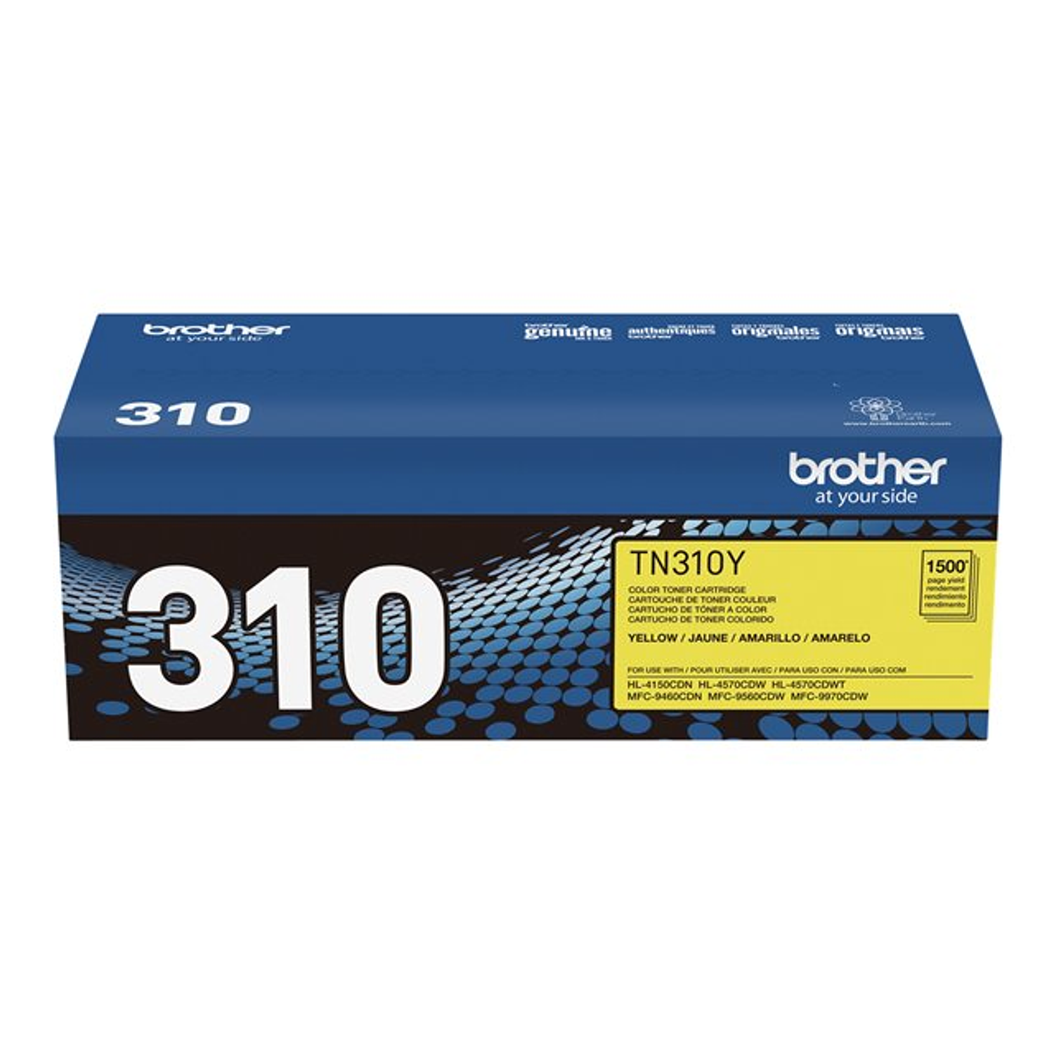 Brother TN310Y Tóner Color Amarillo Rendimiento 1.500 Páginas 1