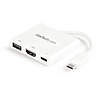 StarTech Adaptador Multipuertos USB-C con HDMI Puerto USB 3.0 PD Blanco