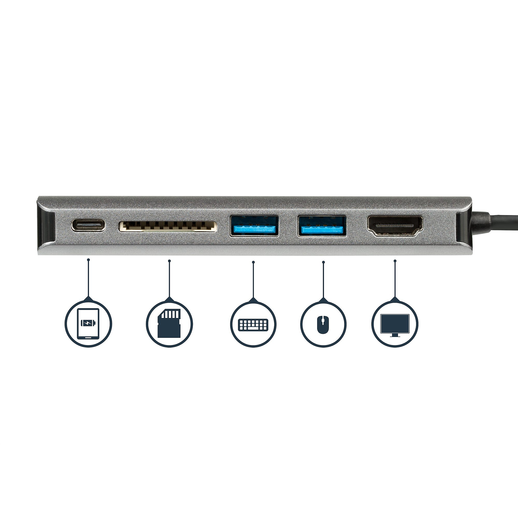 StarTech Docking Station Portátil USB Tipo C a HDMI de 4K