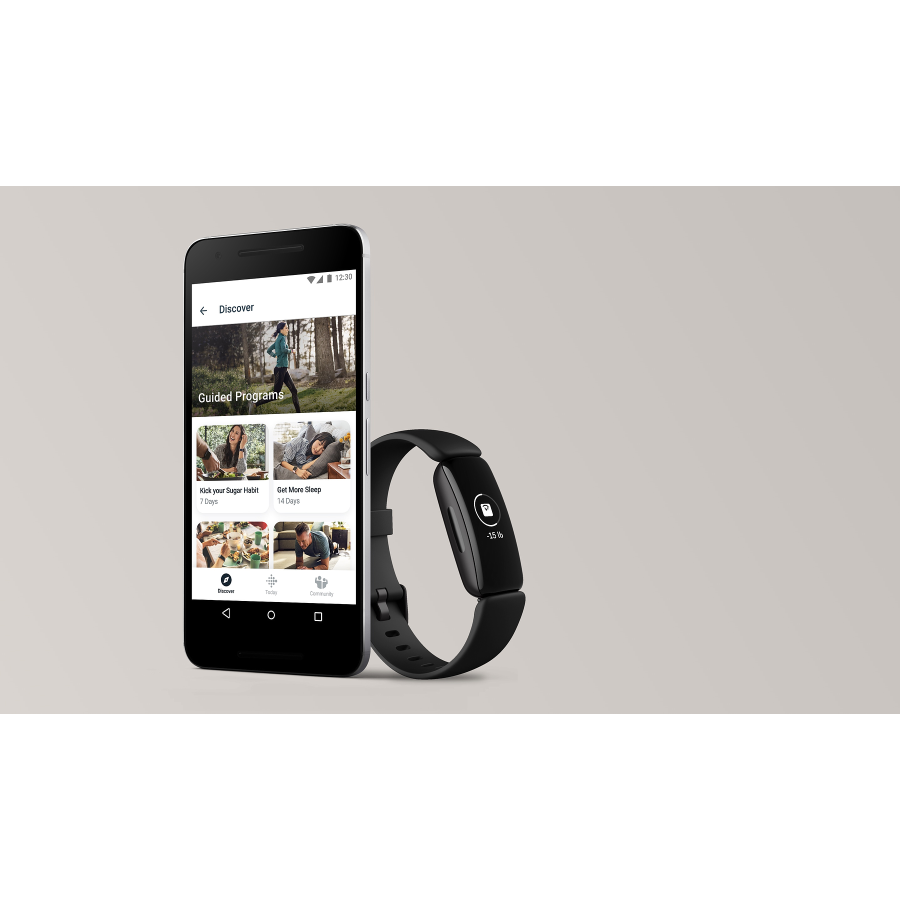  Fitbit Smartwtach Inspire 2 Fitness Tracker Negro