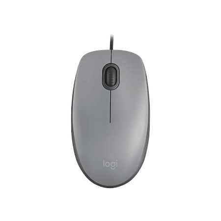 Logitech Mouse Con Cable M110 Silent Color Gris