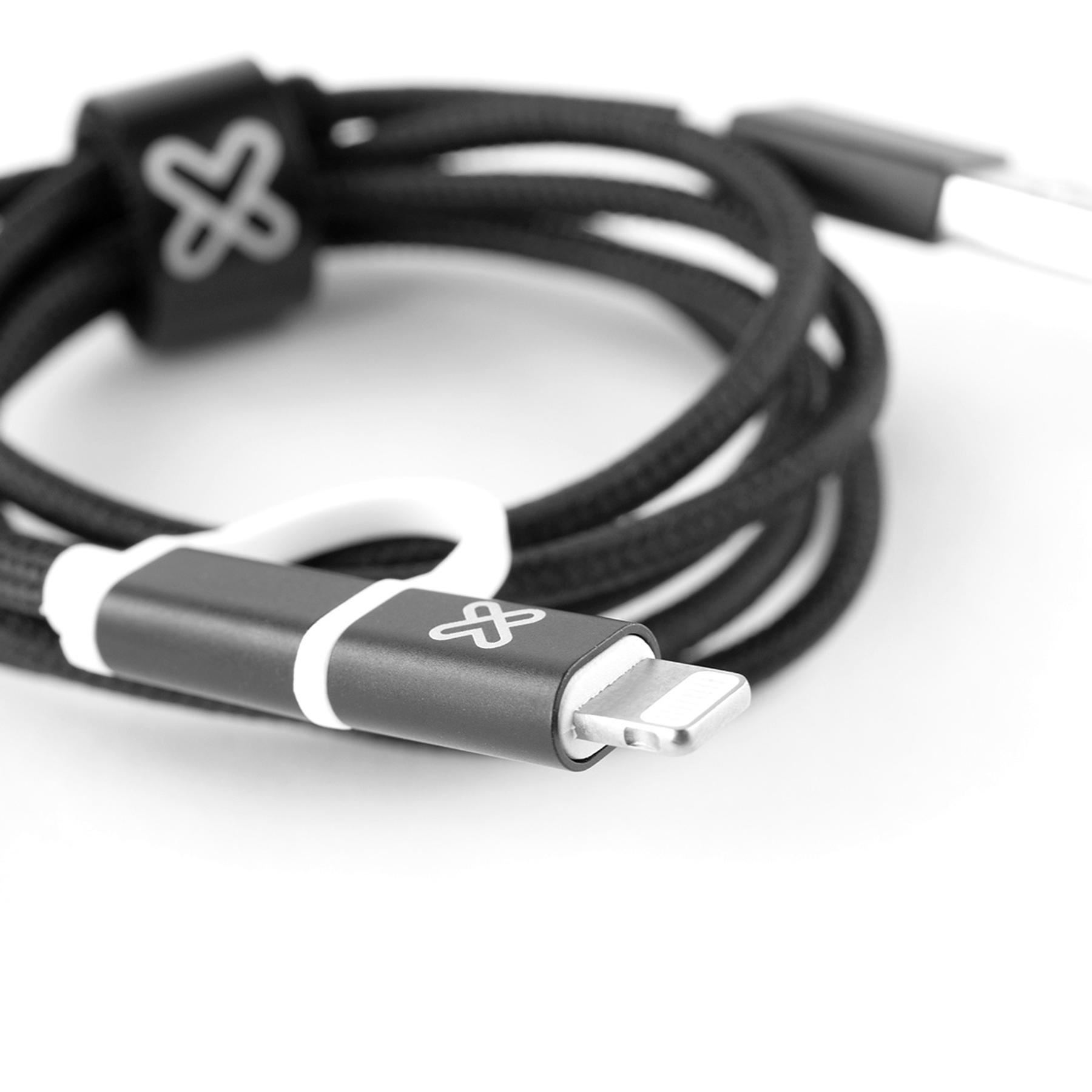 KlipXtreme Cable USB 2 en 1, Lightning/Micro-USB a USB-A, Largo 1 metro, Rose Gold