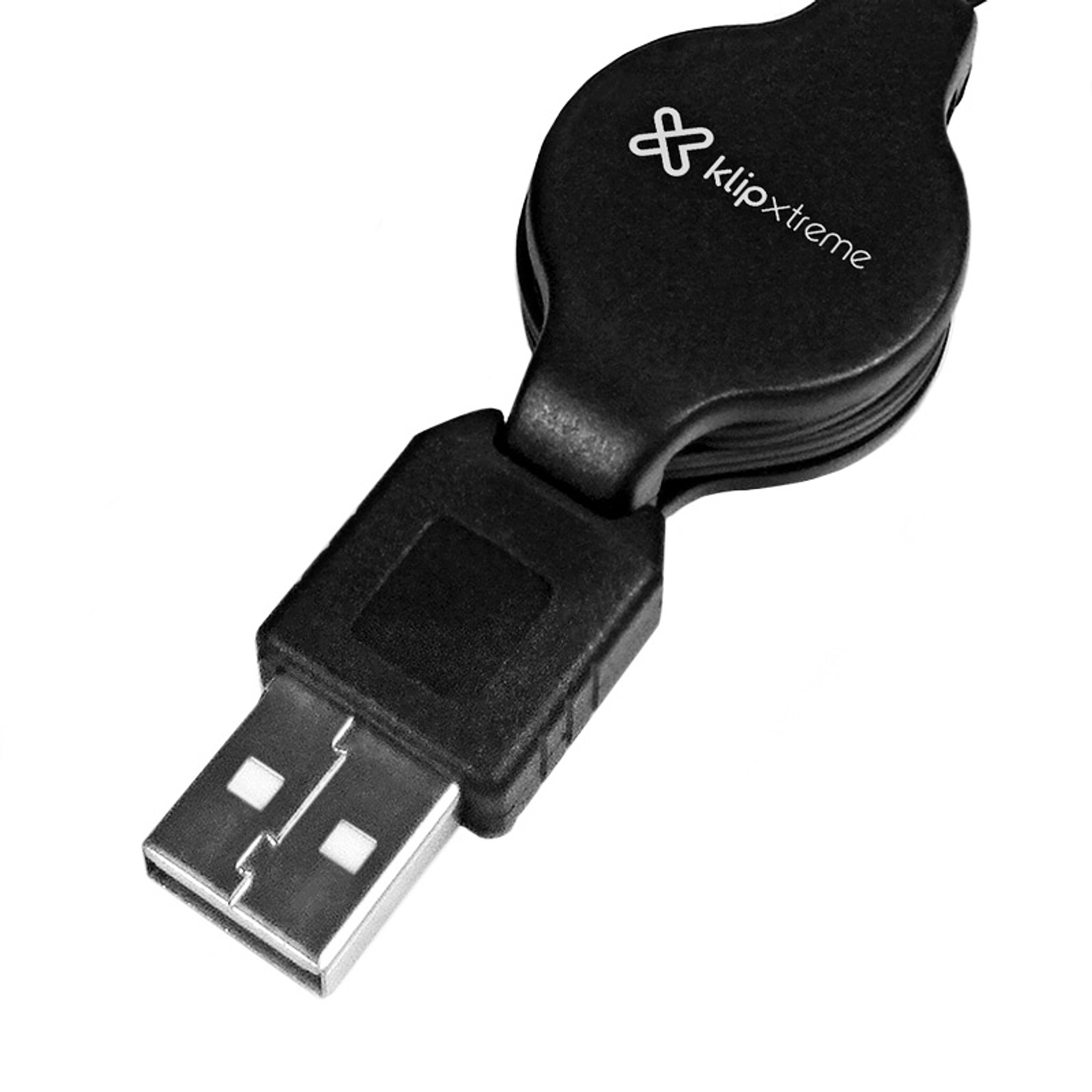 Klip Xtreme Mouse Retráctil  Karbon, Ambidextro, 3 Botones, 1000 DPI,negro 5