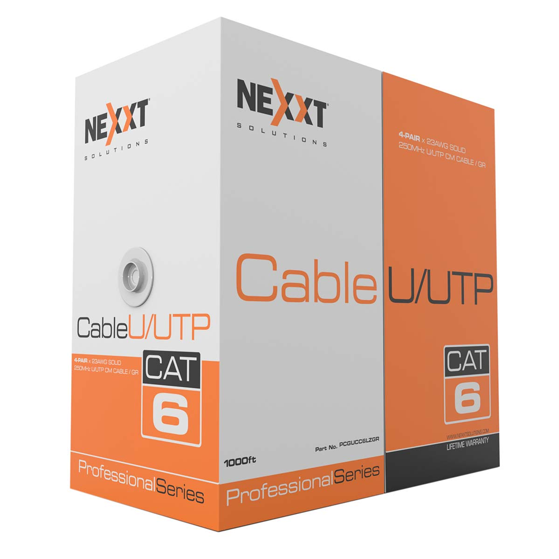 Nexxt Cable U/UTP Cat6 Color Gris