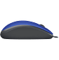 Logitech M110 SILENT Mouse, Tamaño Normal, Confortable, Wired, Click Silencioso, Color Azul - thumbnail 3