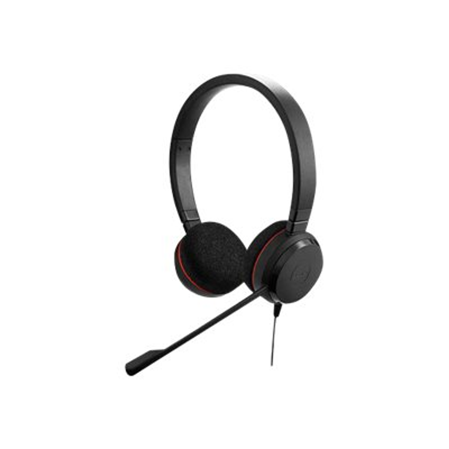 Jabra Evolve 20 MS Stereo Audífono Profesional, USB, Cancelación de Ruido, Gestión de Llamadas, Diadema, Micrófono Clear Sound, Compatible Microsoft Teams 2