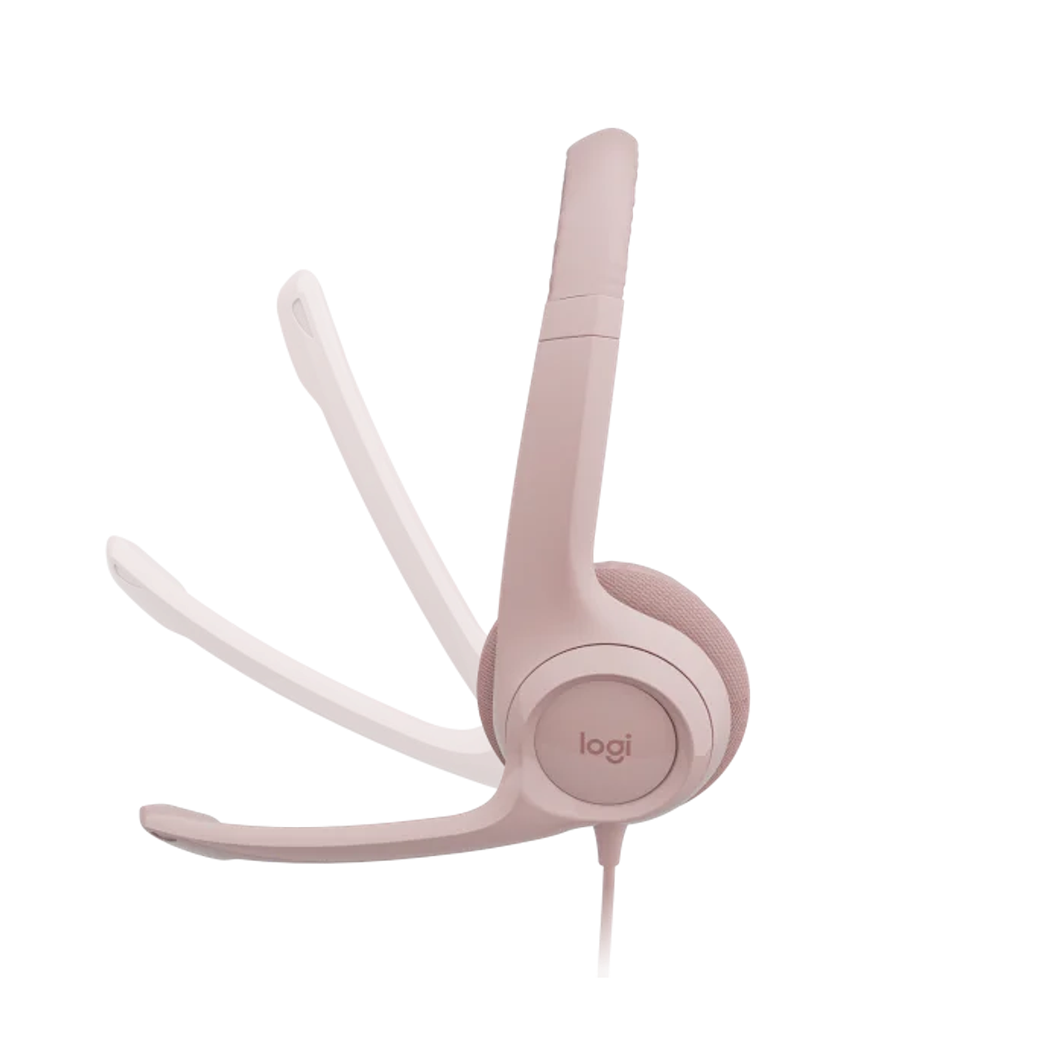  Audífonos con Micrófono, Supresión De Ruido, Color Rosado 4