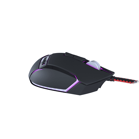 Xtech Combative Mouse Óptico 3D de 8 Botones para Videojuegos 