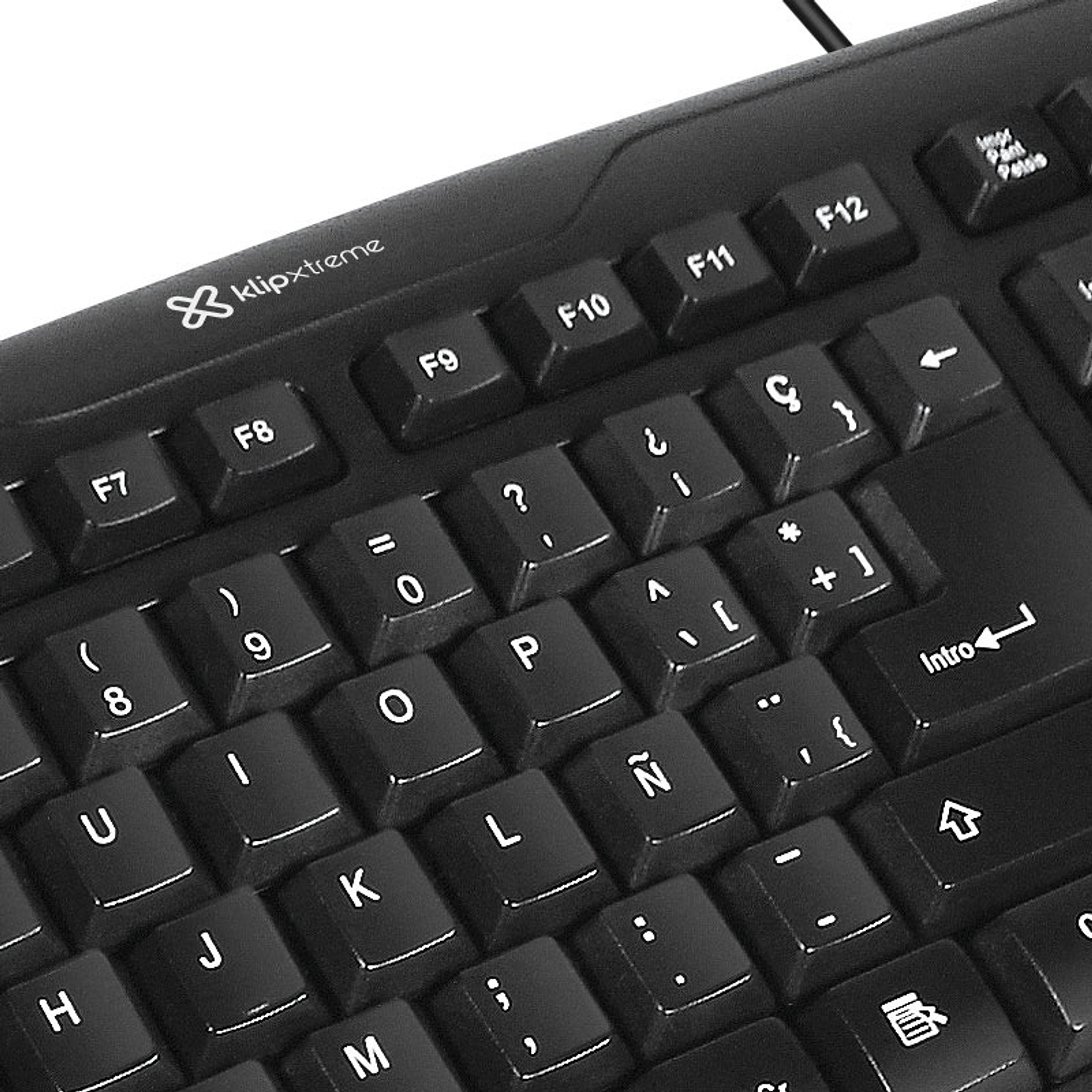 Klip Xtreme Stylus Teclado USB Español Color Negro