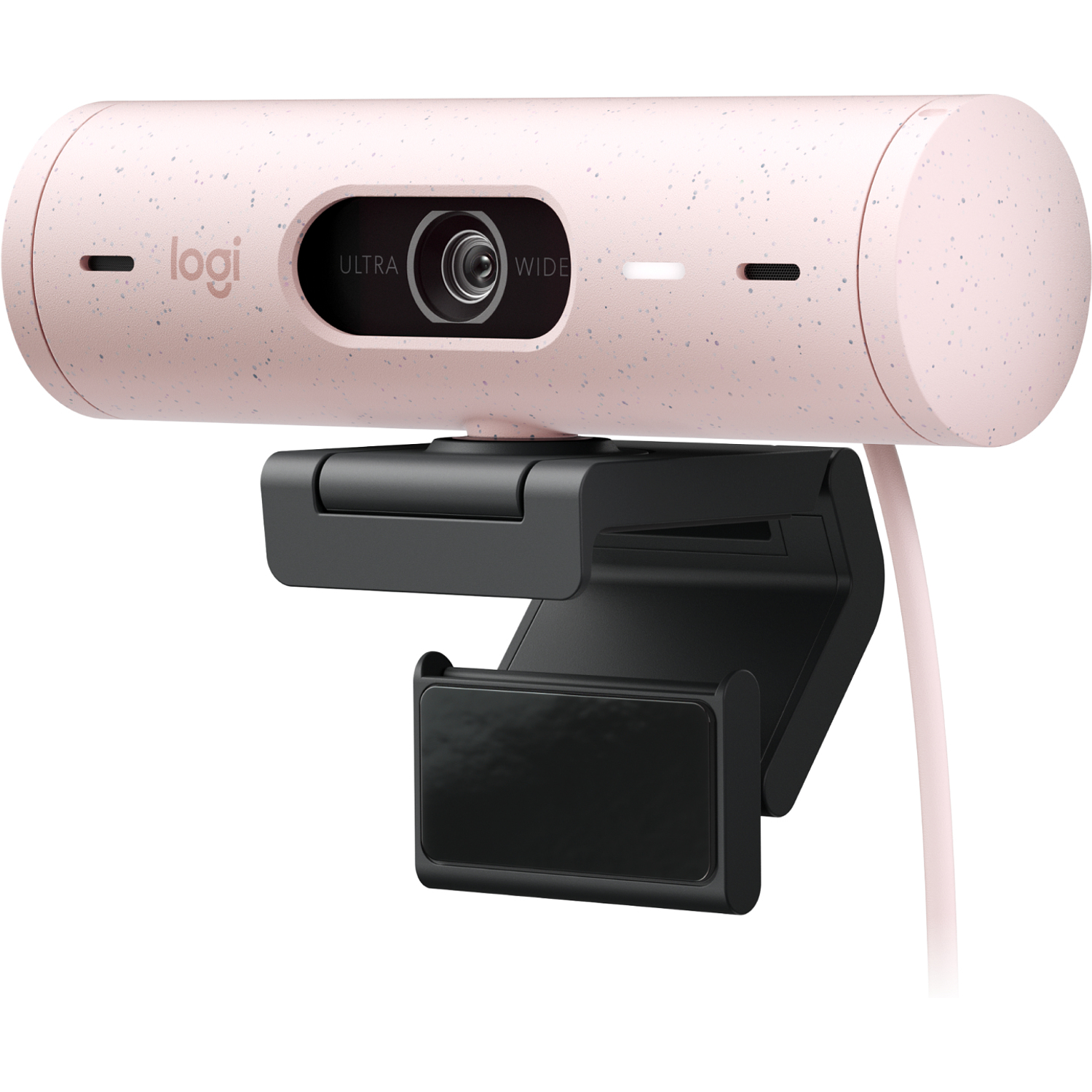 Logitech Brio 500 Cámara Web, Full HD 1080p, Micrófono Integrado, USB-C, Color Rosa 1