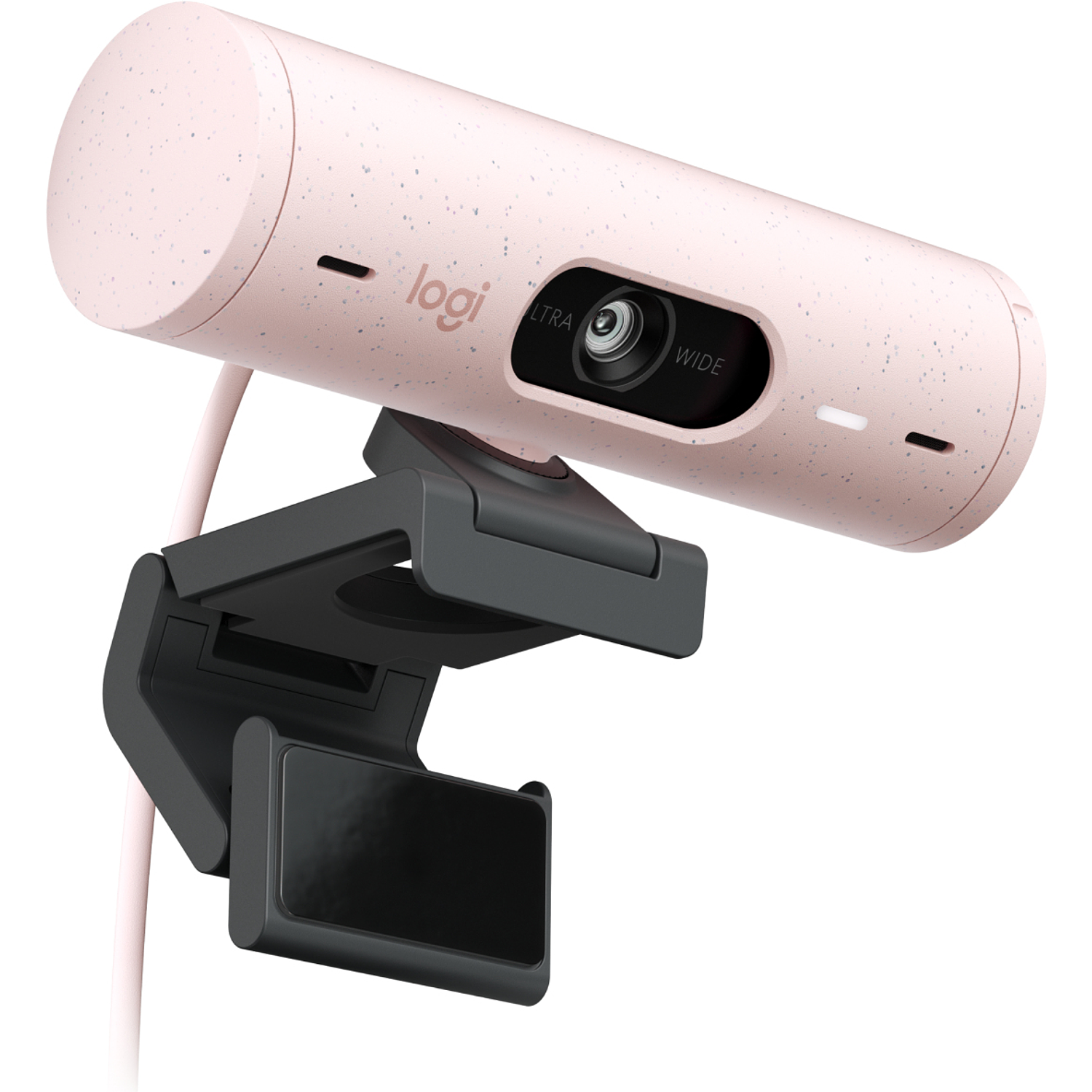 Logitech Brio 500 Cámara Web, Full HD 1080p, Micrófono Integrado, USB-C, Color Rosa 4