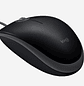 Logitech Mouse Con Cable M110 Silent Color Negro - thumbnail 4