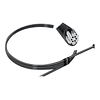 Kesington MicroSaver 2.0 Cable de Seguridad Color Plata