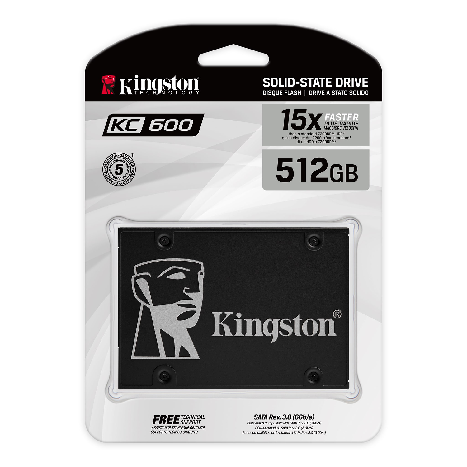 Kingston SSD Interno Encriptado 512GB  3