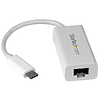  StarTech Adaptador color blanco de Red Gigabit USB-C  USB 3.1 Gen 1 (5 Gbps) 