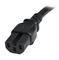 StarTech Cable 1,8m 14 AWG Adaptador Jumper Bridge IEC C14 a IEC C15 Para Servidor UPS - Miniatura 4