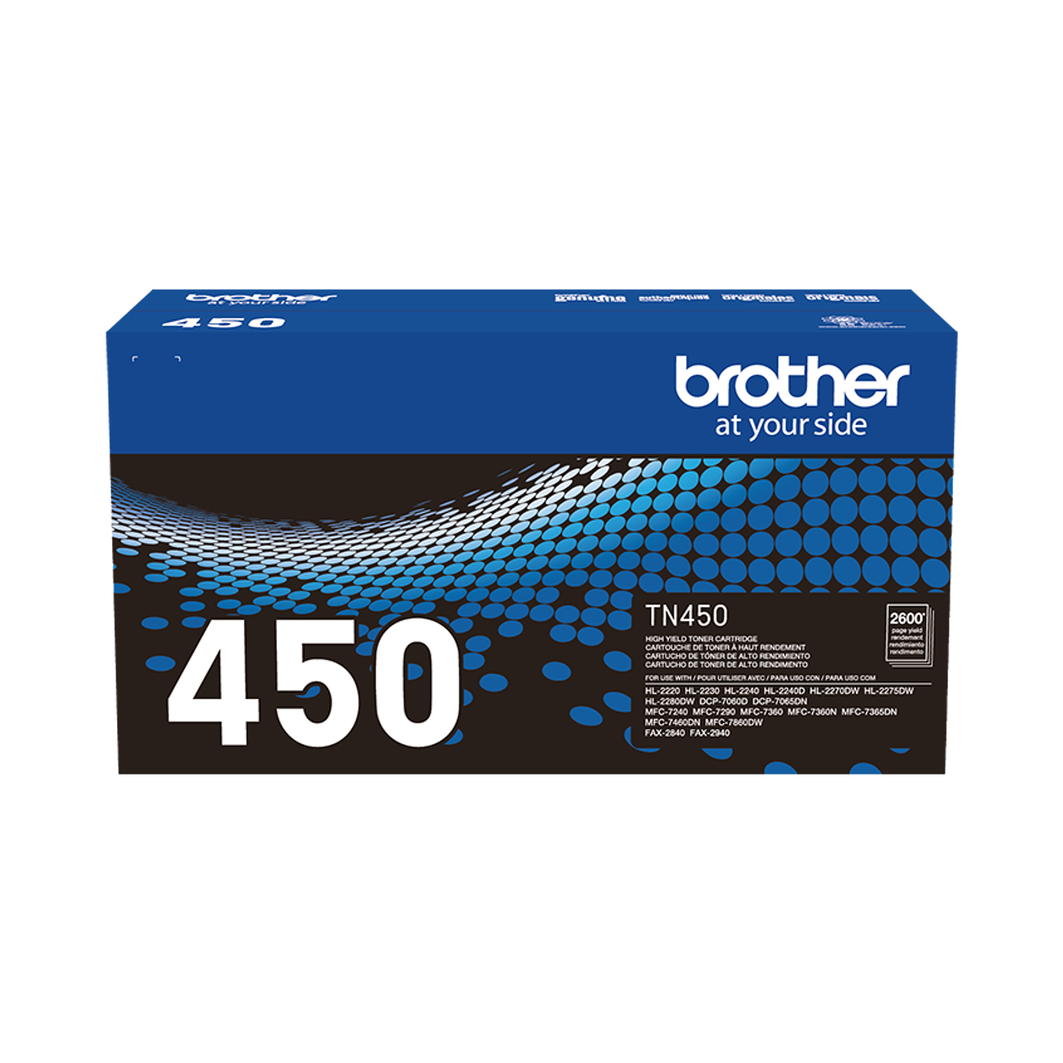 Brother TN450 Toner Color Negro 2.600 Páginas  1