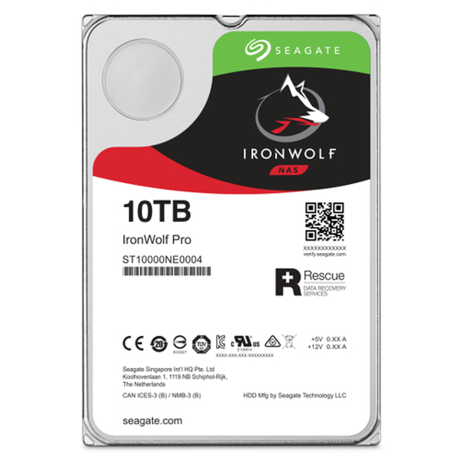 Seagate IronWolf Pro Disco duro 10 TB Interno 3.5