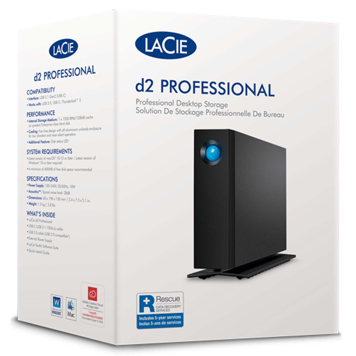 Seagate LaCie d2 Professional Disco Duro 10 TB Externo