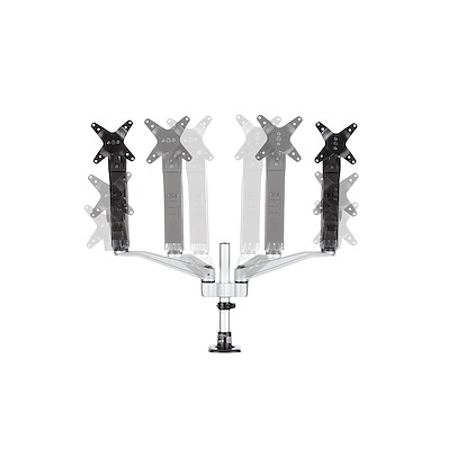 StarTech Soporte para Dos Monitores con Brazos Móviles Apilable 3